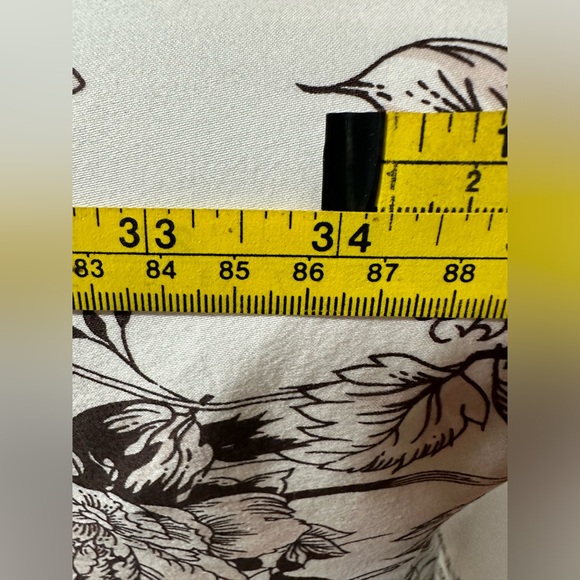 AnnTaylor Women's Floral Cotton Strapless Pleated A-Line Fit & Flare Dress Size4 - Picture 7 of 7